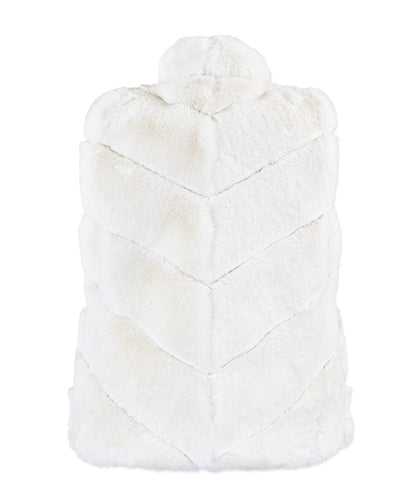 Zip Up Vest - Snow Layer Cake