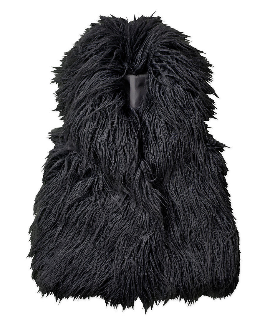 Shawl collar vest - Midnight Icicle