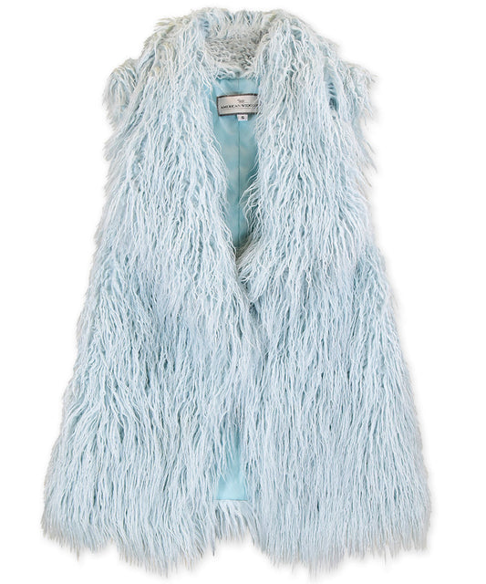Adult Sized Shawl Collar Vest - Glacier Icicle
