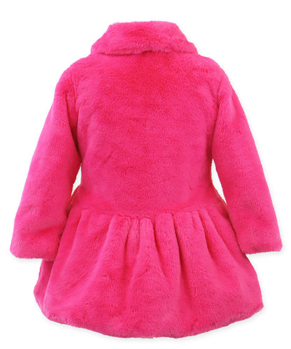 Princess Coat - Hot pink puff