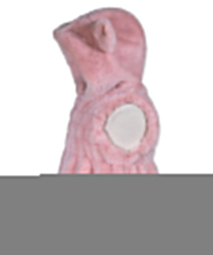 Ruched Ear Vest - Strawberry Puff