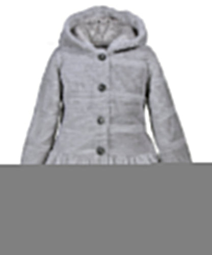 Drop Waist Coat - Ripple Wave Grey