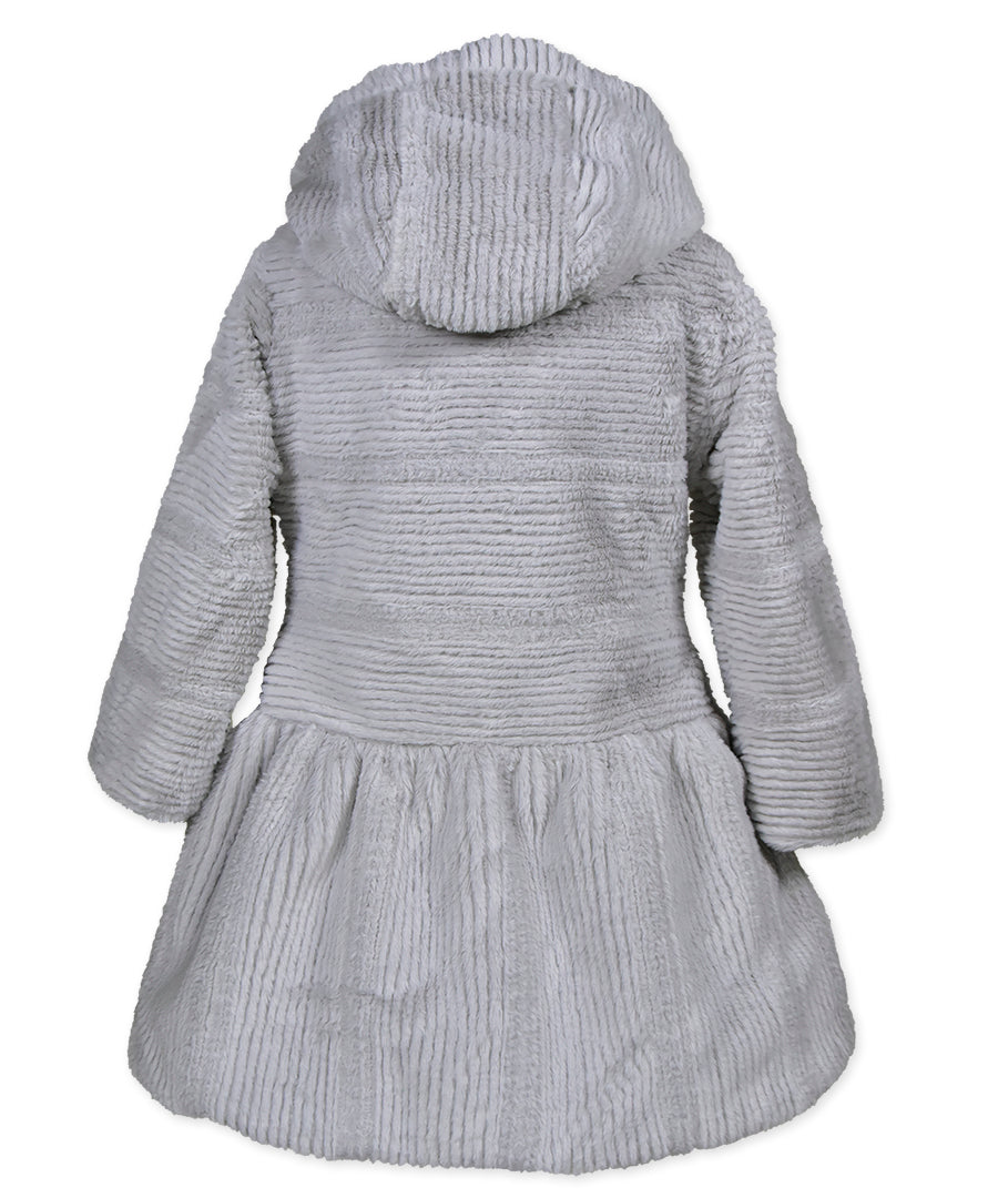 Drop Waist Coat - Ripple Wave Grey