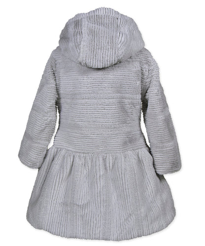 Drop Waist Coat - Ripple Wave Grey