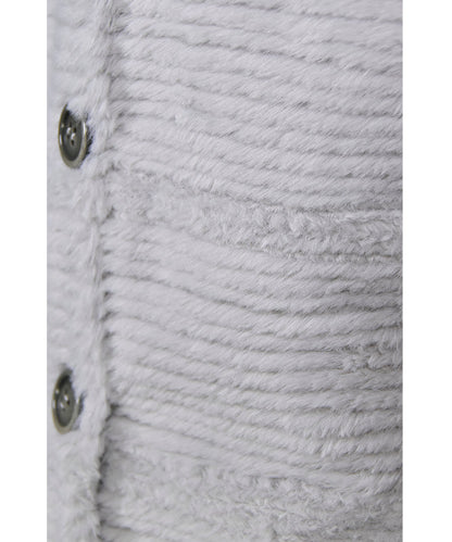 Drop Waist Coat - Ripple Wave Grey