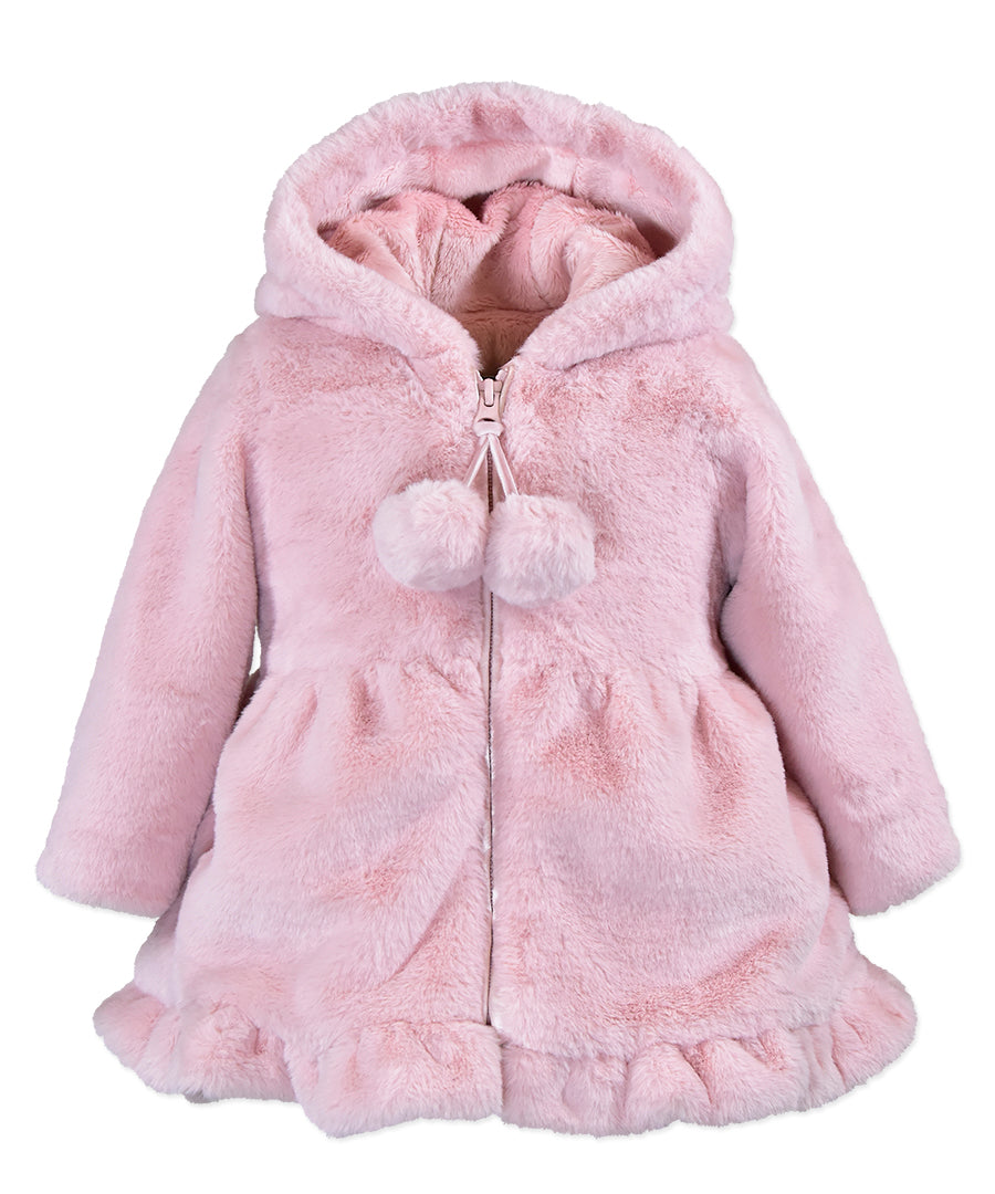 Pompon Tulip Coat - Rose puff