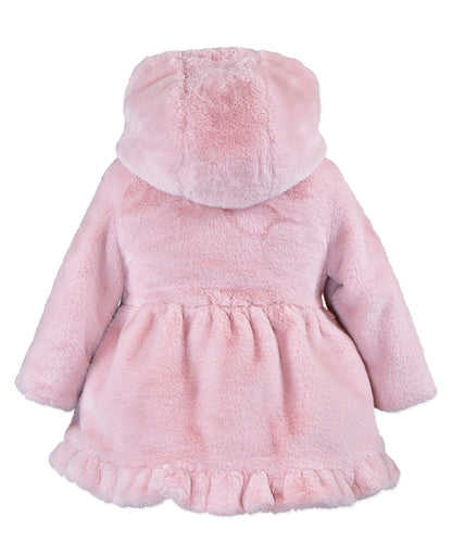 Pompon Tulip Coat - Rose puff