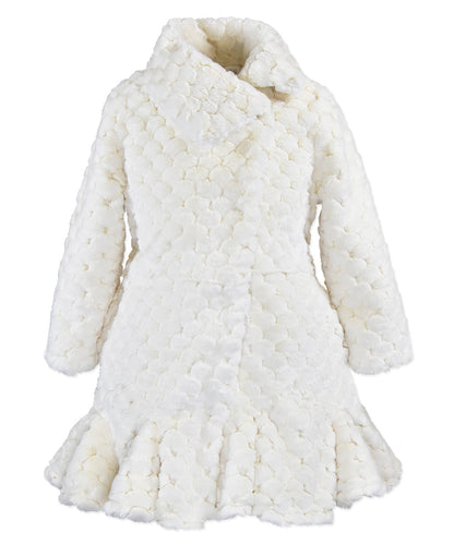 Wrap Collar Coat - Marshmallow