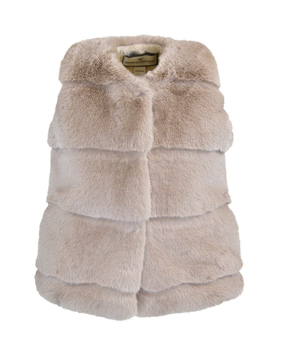 Puff Vest - Mocha Cake