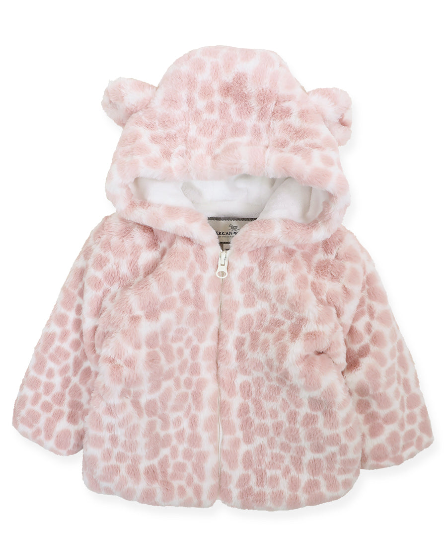 Snuggle Jacket - Pink giraffe