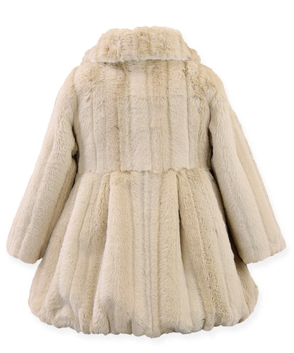 Balloon Coat - Gold mink stripe