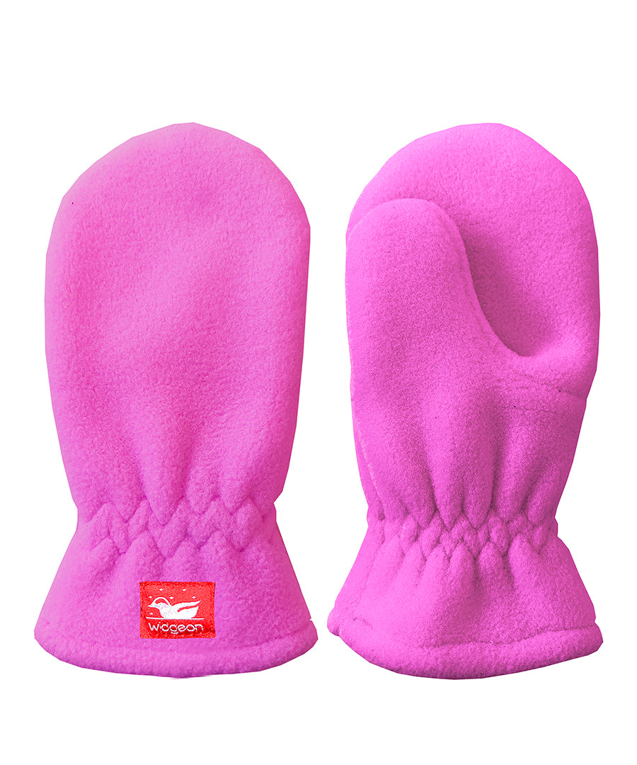 Polartec Fleece Mitten's to Match Warmplus Jackets - Bright Pink