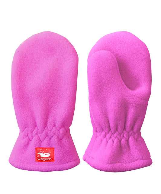 Polartec Fleece Mitten's to Match Warmplus Jackets - Bright Pink