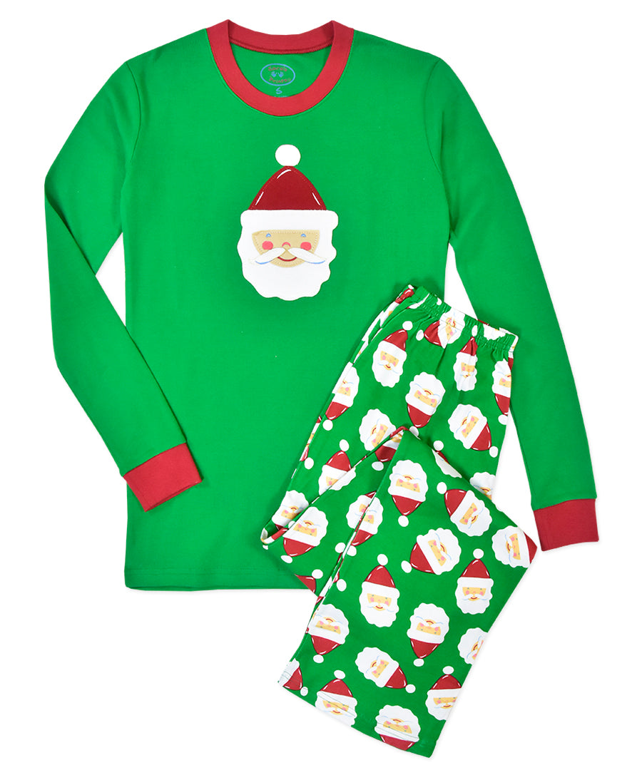 Adult pj's - Smiling santas