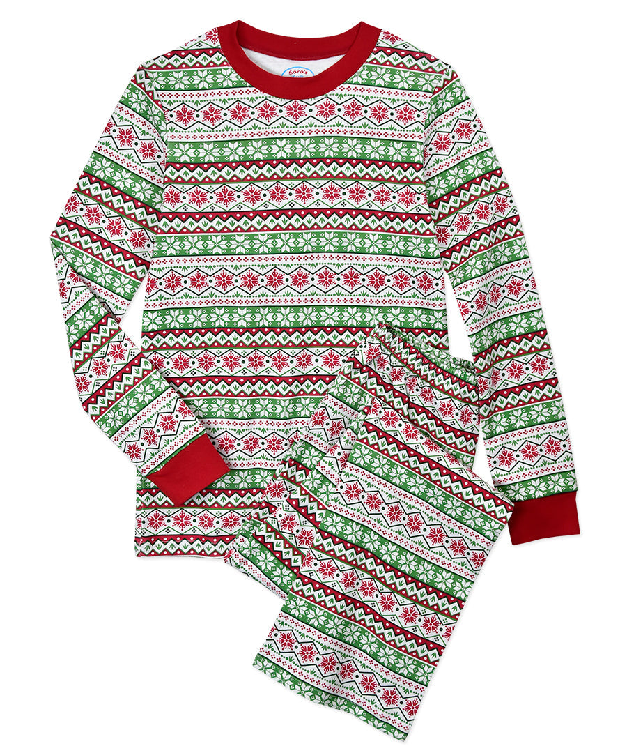 Adult Pj's - Christmas Fairisle