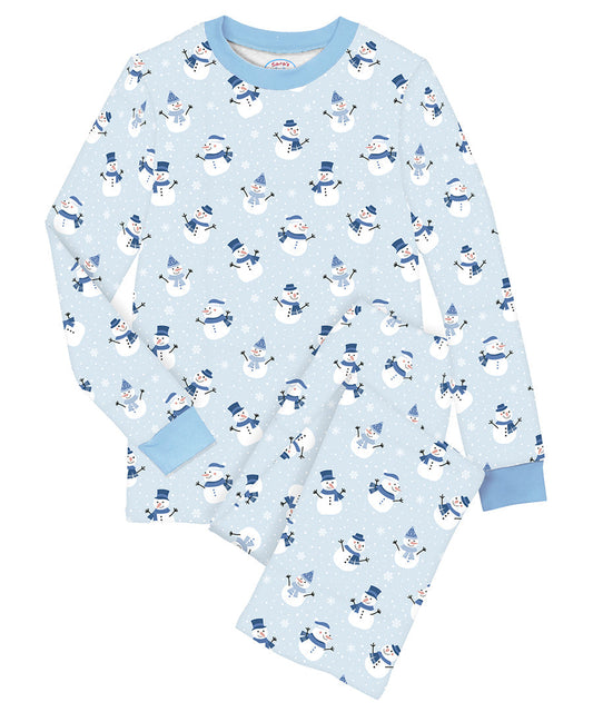 Adult Pj's - Gentle Snowman