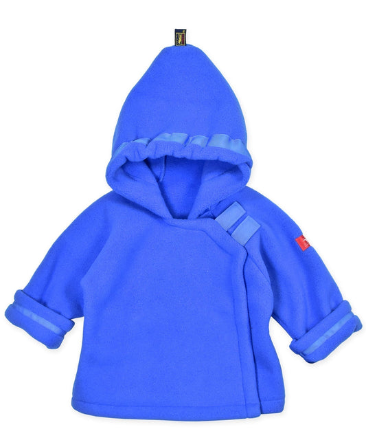 Warmplus Fleece Favorite Jacket, Wrap Close, Hood - Blue