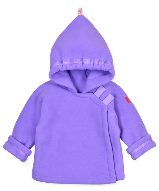 Warmplus Fleece Favorite Jacket, Wrap Close, Hood - Lavender