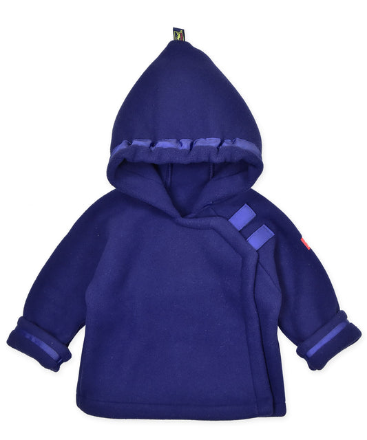 Warmplus Fleece Favorite Jacket, Wrap Close, Hood - Navy