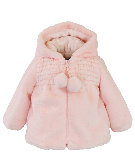 Smocked Jacket - Rose puff