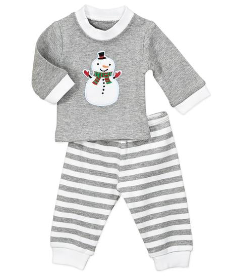 Doll Pj Pullover - Mitten snowman
