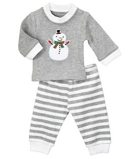 Doll Pj Pullover - Mitten snowman